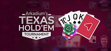 arkadium texas holdem poker tournament.
